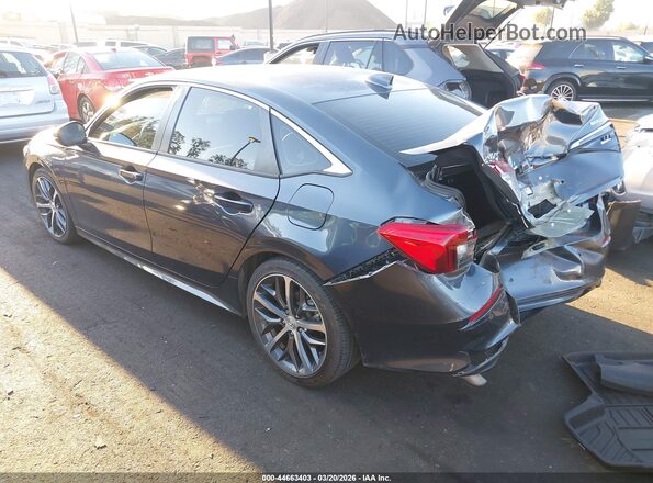 2HGFE1F99PH302160 2023 HONDA CIVIC Gray Trasero izquierdo