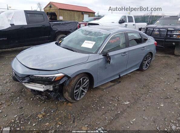 2HGFE1F9XPH304337 2023 HONDA CIVIC Gray Передня ліва чверть