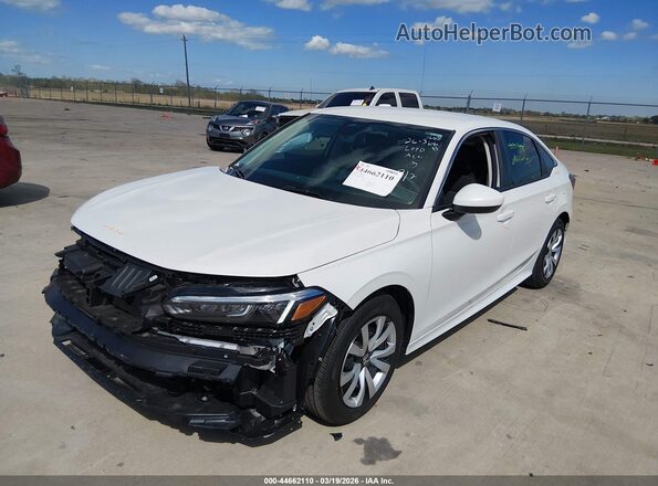 2HGFE2F20TH557010 2026 HONDA CIVIC White Առջևի ձախ երեք քառորդ տեսարան
