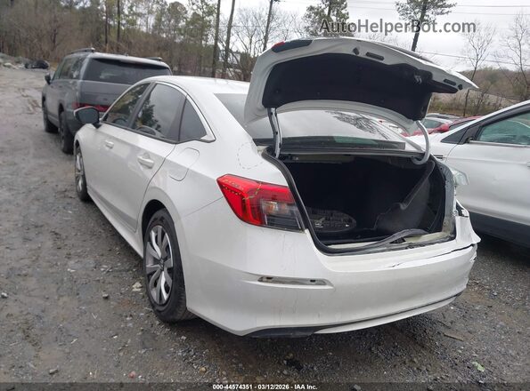 2HGFE2F22NH508099 2022 HONDA CIVIC White Задня ліва чверть