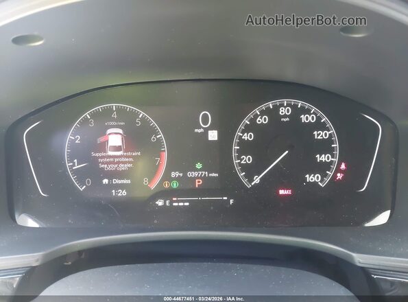 2HGFE2F22SH532303 2025 HONDA CIVIC Silver Հետևի նստատեղերի տեսք