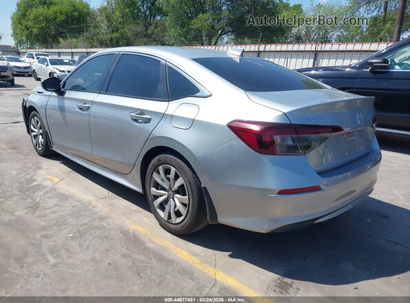 2HGFE2F22SH532303 2025 HONDA CIVIC Silver Հետևի ձախ