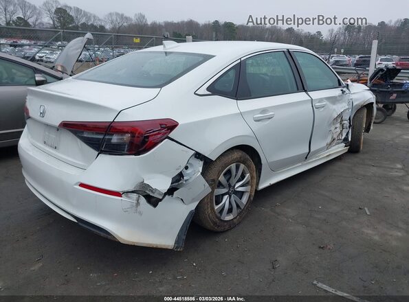 2HGFE2F25TH514332 2026 HONDA CIVIC White Rear right