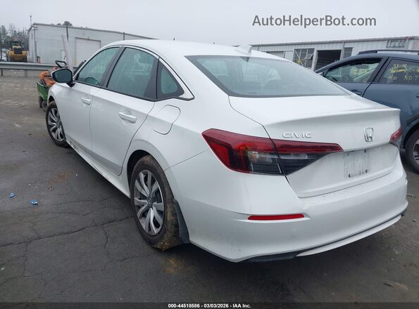 2HGFE2F25TH514332 2026 HONDA CIVIC White Rear left