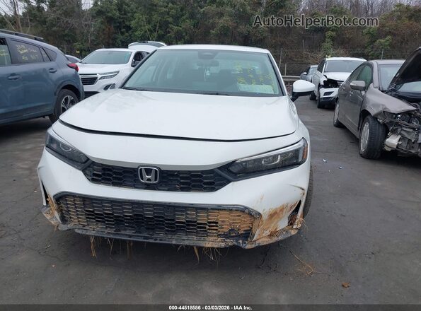 2HGFE2F25TH514332 2026 HONDA CIVIC White Instrument cluster view