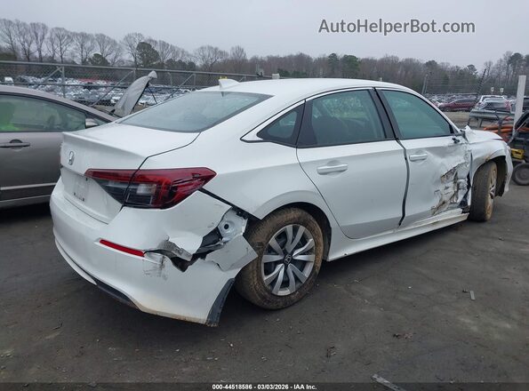 2HGFE2F25TH514332 2026 HONDA CIVIC White Front view