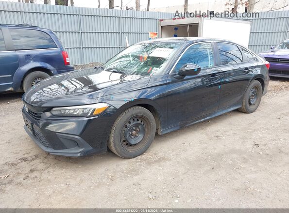 2HGFE2F26NH558617 2022 HONDA CIVIC Black Przód lewy