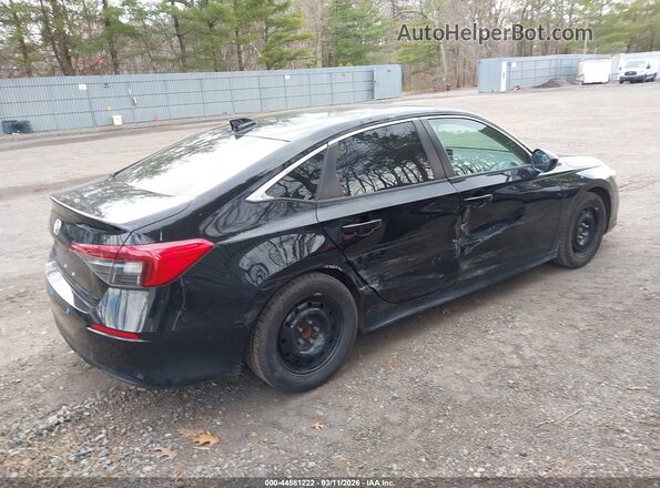 2HGFE2F26NH558617 2022 HONDA CIVIC Black Tył prawy