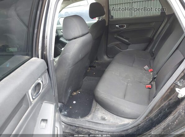 2HGFE2F26NH558617 2022 HONDA CIVIC Black Widok naklejki z numerem VIN