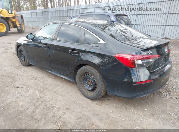2HGFE2F26NH558617 2022 HONDA CIVIC Black Tył lewy