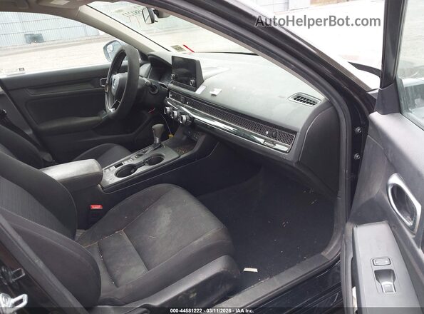 2HGFE2F26NH558617 2022 HONDA CIVIC Black Widok wnętrza z przodu