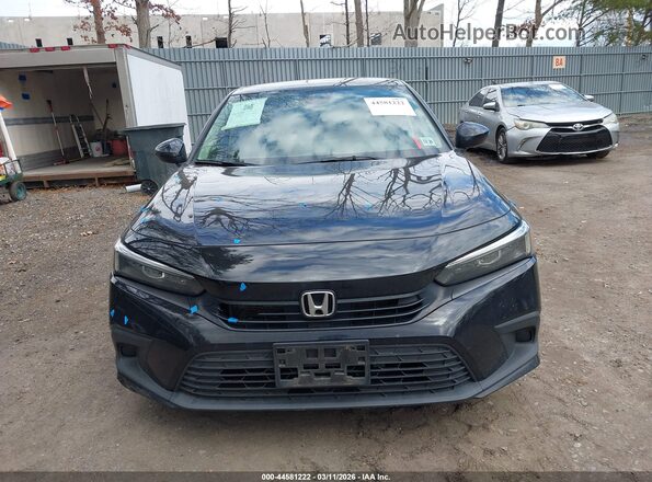 2HGFE2F26NH558617 2022 HONDA CIVIC Black Widok zestawu wskaźników
