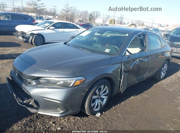 2HGFE2F26RH559627 2024 HONDA CIVIC Gray Przód lewy