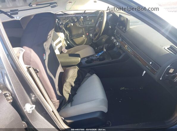 2HGFE2F26RH559627 2024 HONDA CIVIC Gray Widok wnętrza z przodu