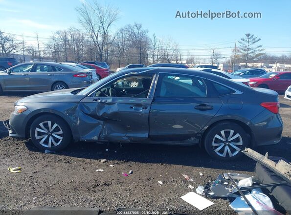 2HGFE2F26RH559627 2024 HONDA CIVIC Gray Widok wnętrza z tyłu