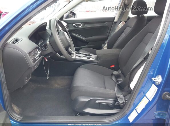 2HGFE2F26RH578209 2024 HONDA CIVIC Blue Widok wnętrza z przodu