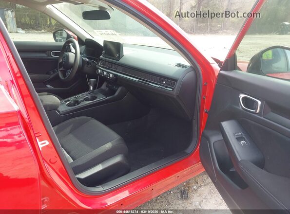 2HGFE2F27RH580423 2024 HONDA CIVIC Red Widok wnętrza z przodu