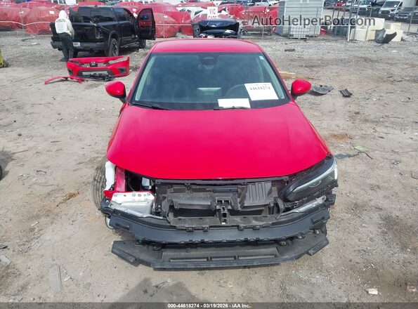 2HGFE2F27RH580423 2024 HONDA CIVIC Red Widok wnętrza z tyłu