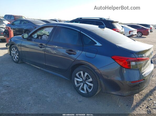 2HGFE2F29PH541622 2023 HONDA CIVIC Gray Trasero izquierdo