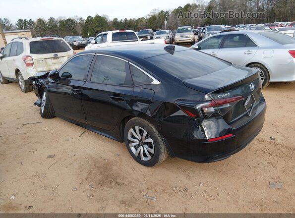 2HGFE2F29SH592255 2025 HONDA CIVIC Черный Задняя левая четверть