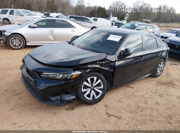 2HGFE2F29SH592255 2025 HONDA CIVIC Черный Передняя левая четверть