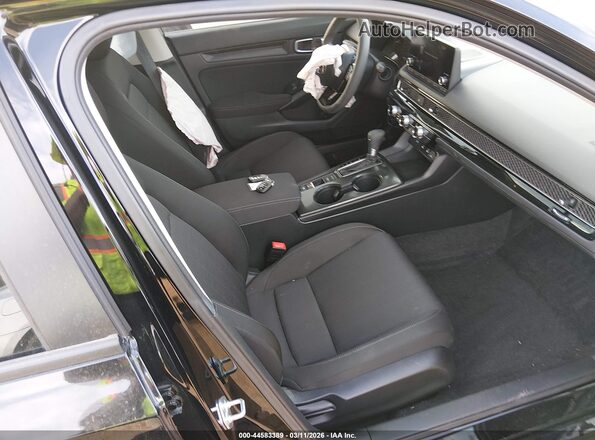 2HGFE2F29SH592255 2025 HONDA CIVIC Черный Вид салона спереди