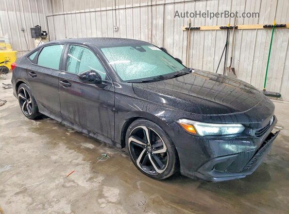 2HGFE2F50NH557781 2022 HONDA CIVIC Black წინა მარჯვენა