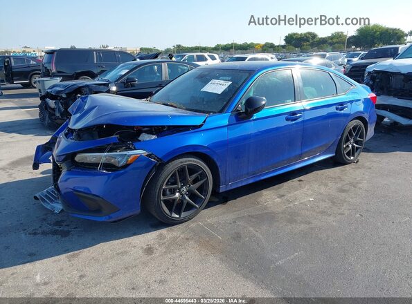 2HGFE2F50PH515355 2023 HONDA CIVIC Синий Передняя левая четверть