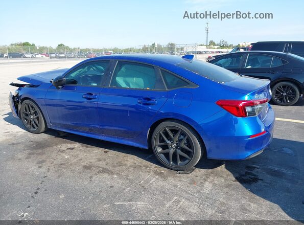 2HGFE2F50PH515355 2023 HONDA CIVIC Синий Задняя левая четверть