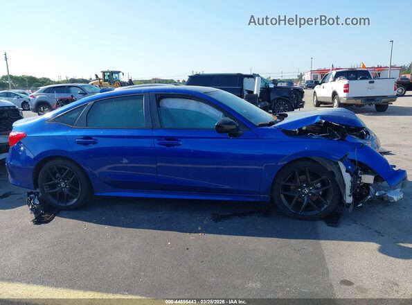 2HGFE2F50PH515355 2023 HONDA CIVIC Синий Вид задней части салона
