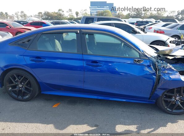 2HGFE2F51PH526249 2023 HONDA CIVIC Blue Rear interior view