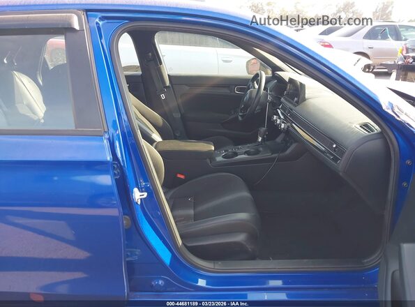 2HGFE2F51PH526249 2023 HONDA CIVIC Blue Front interior view