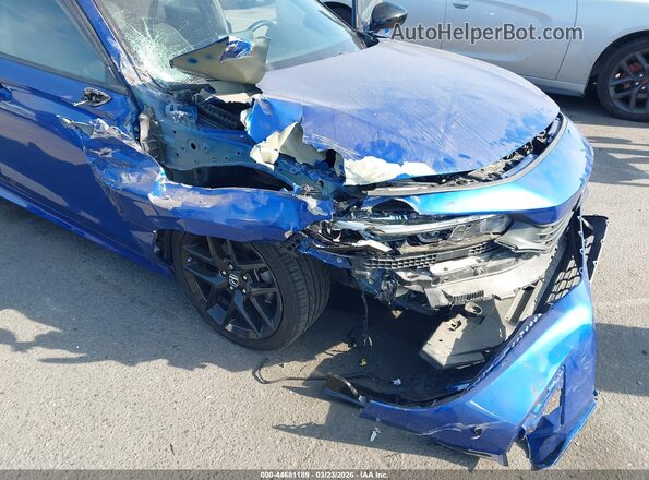 2HGFE2F51PH526249 2023 HONDA CIVIC Blue Front view