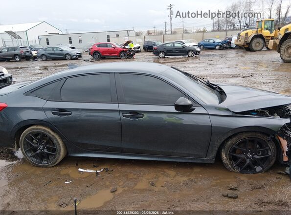 2HGFE2F51RH517392 2024 HONDA CIVIC Gray Սալոնի 360 աստիճան տեսք