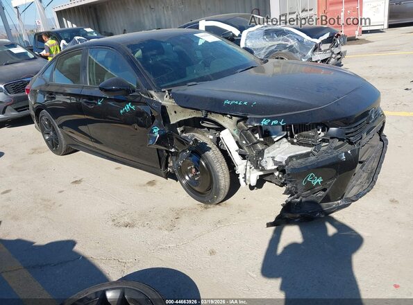 2HGFE2F51RH550179 2024 HONDA CIVIC Black წინა ხედი