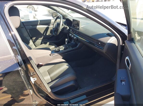 2HGFE2F51RH550179 2024 HONDA CIVIC Black წინა სალონის ხედი