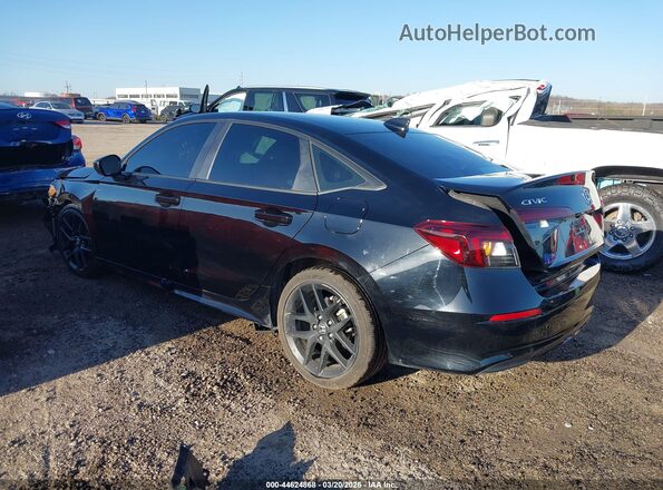 2HGFE2F51SH502431 2025 HONDA CIVIC Black Հետևի ձախ