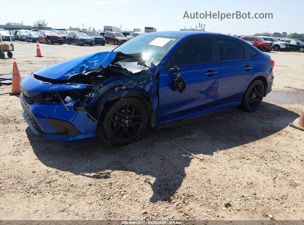 2HGFE2F52NH544028 2022 HONDA CIVIC Blue Front left