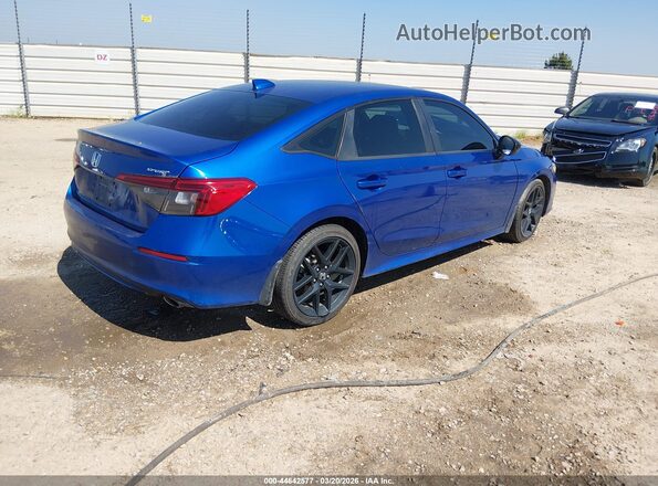2HGFE2F52NH544028 2022 HONDA CIVIC Blue Rear right