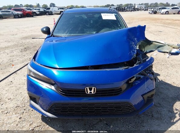 2HGFE2F52NH544028 2022 HONDA CIVIC Blue Front view