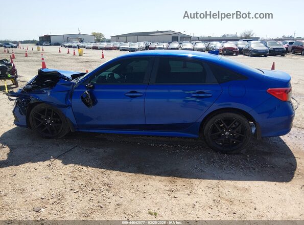 2HGFE2F52NH544028 2022 HONDA CIVIC Blue Rear interior view
