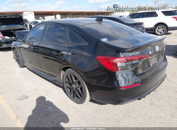 2HGFE2F52NH550153 2022 HONDA CIVIC Black Tył lewy