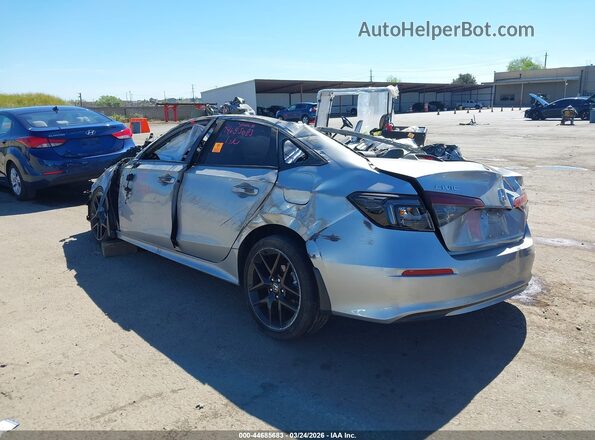 2HGFE2F52SH538550 2025 HONDA CIVIC Silver Rear left