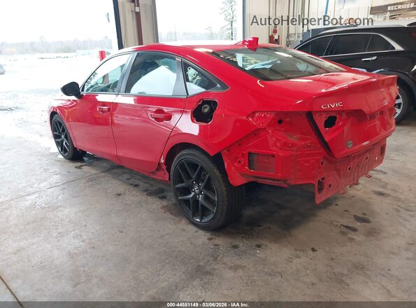 2HGFE2F53RH515515 2024 HONDA CIVIC Red Tył lewy