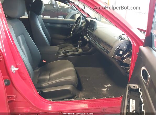 2HGFE2F53RH515515 2024 HONDA CIVIC Red Widok wnętrza z przodu