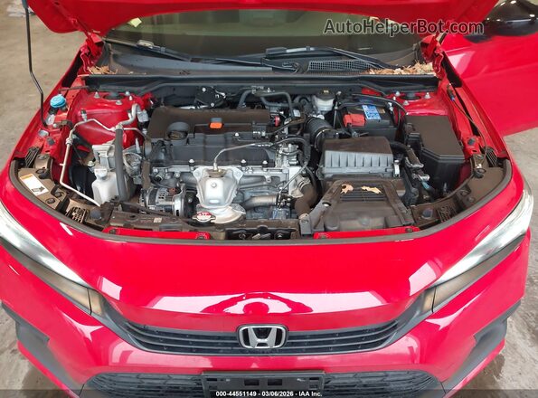 2HGFE2F53RH515515 2024 HONDA CIVIC Red Widok z tyłu