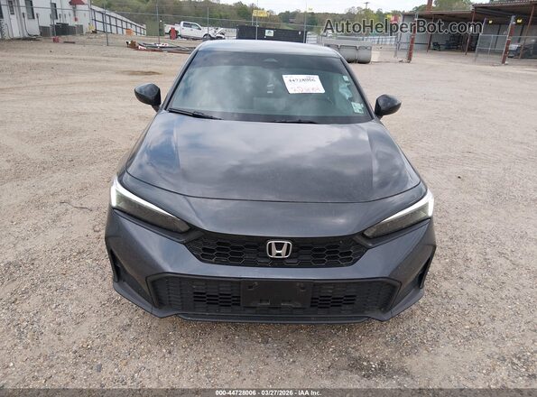2HGFE2F53SH593590 2025 HONDA CIVIC Gray უკანა სალონის ხედი