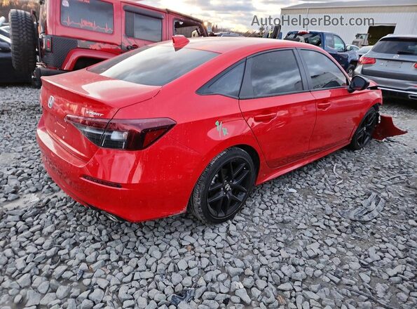 2HGFE2F53SH596893 2025 HONDA CIVIC Red Հետևի աջ