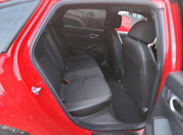 2HGFE2F53SH596893 2025 HONDA CIVIC Red Հետևի նստատեղերի տեսք