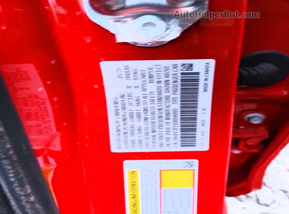 2HGFE2F53SH596893 2025 HONDA CIVIC Red Շարժիչի բաժամունքի տեսք